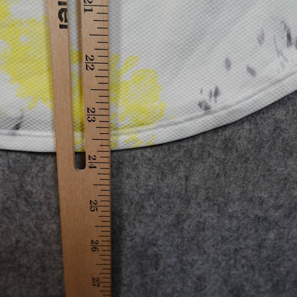 Lululemon Top Womens 6/8? High Neck Running and Training T-Shirt Electric Lemon - Picture 5 of 6